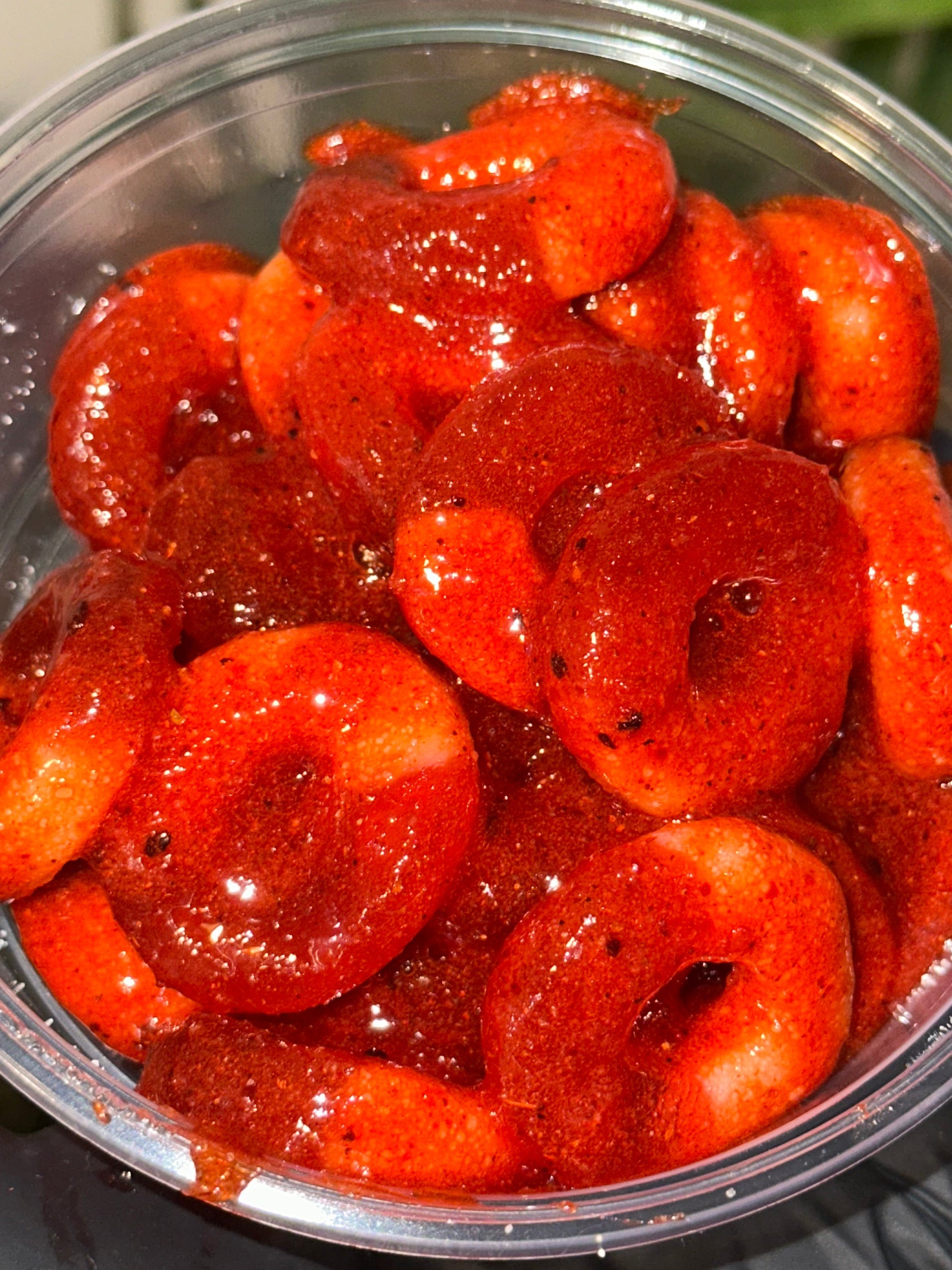 Chamoy Watermelon Rings